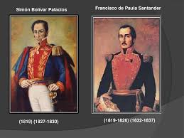 La batalla del año, general Santander V.S  presidente simón bolívar