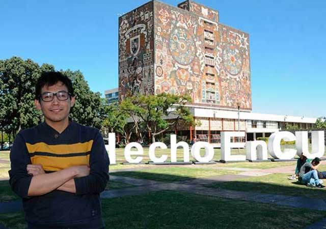 Él es Ricardo, zapoteco que cursa doctorado en Massachusetts