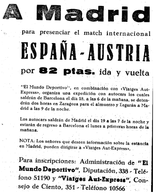 Vine al macht de futbol Espanya Àustria amb nosaltres