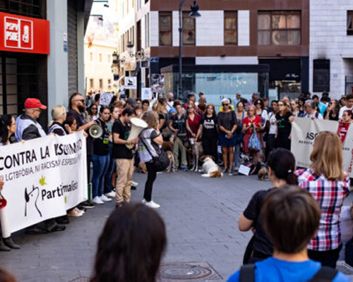 Cientos de animalistas exigen al PSOE que retire su enmienda a la Ley de Bienestar Animal