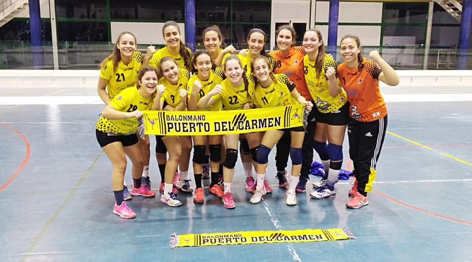 CAMPEONAS¡¡ Las chicas del balonmano Puerto del Carmen