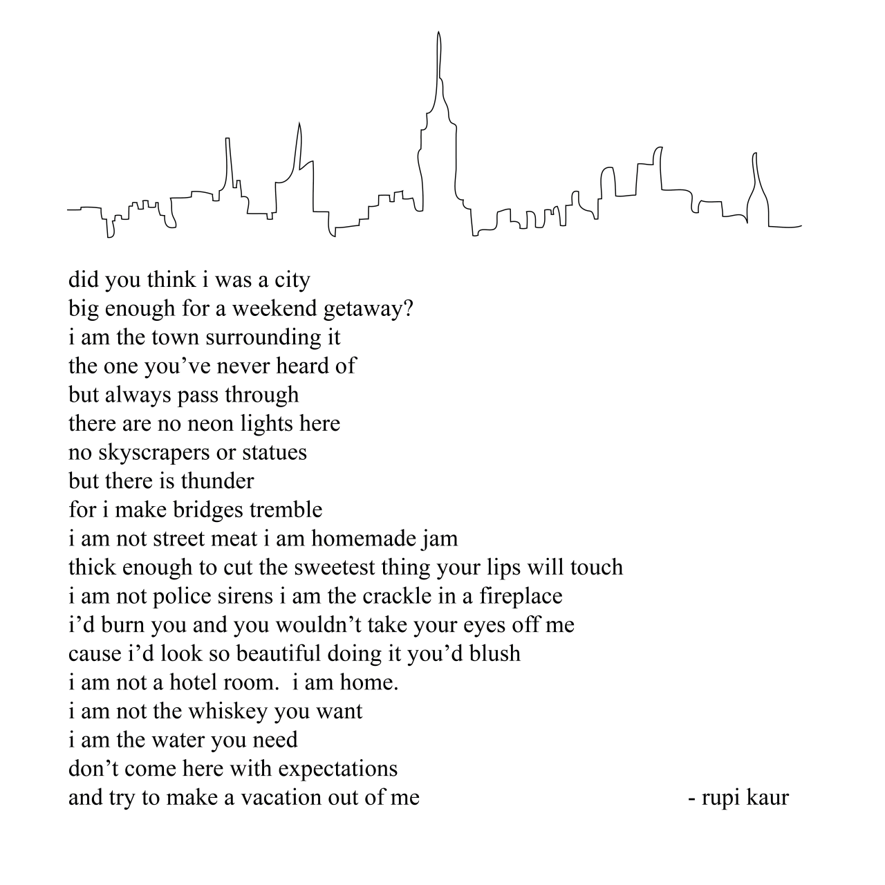 Rupi Kaur, “Milk & Honey”